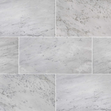 Msi Arabescato Carrara 12 In. X 24 In. Polished Marble Floor And Wall Tile, 5PK ZOR-NS-0031